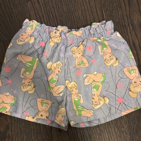Disney Purple Tinker Bell Allover Print Shorts - Picture 2 of 4